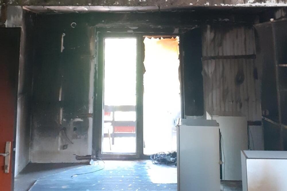 Kuća Pešića nakon požara, Foto: Jadranka Ćetković