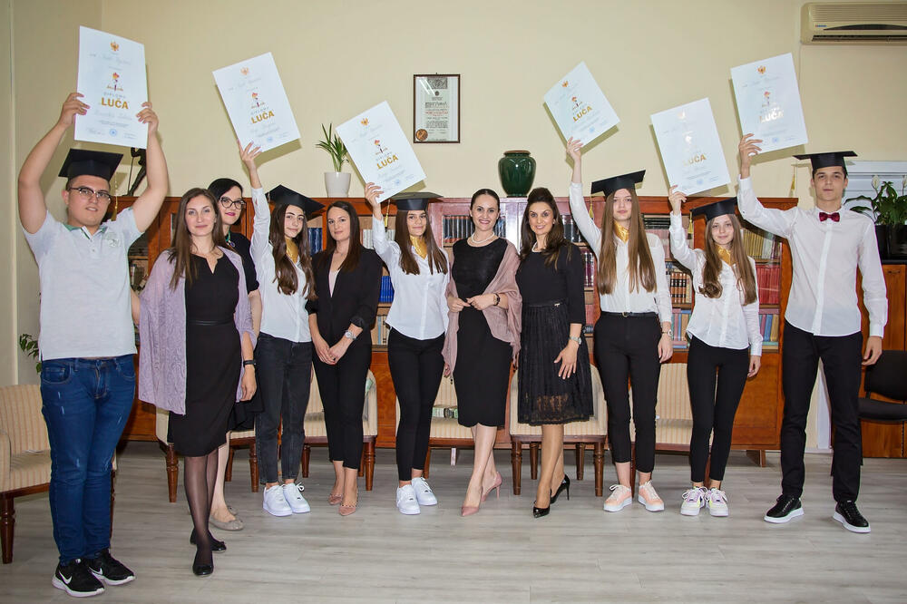 Dobitnici "Luče", Foto: OŠ Savo Pejanović/Vesela Mišković