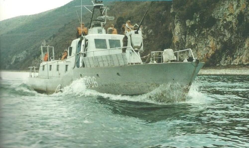 Patrolni čamac 306 na Prespanskom jezeru