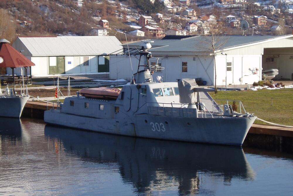 Patrolni čamac 303 na Ohridskom jezeru