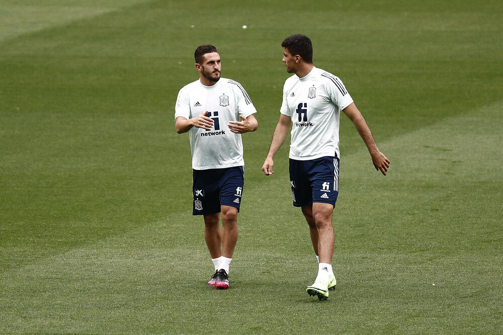 Koke i Rodri na treningu Španije, Foto: Reuters