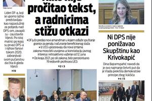 Naslovna strana Vijesti za 15.6.2021.