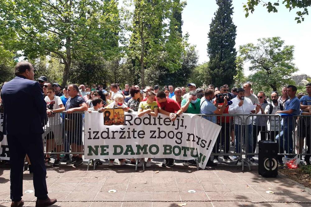 Sa protesta, Foto: Biljana Matijašević