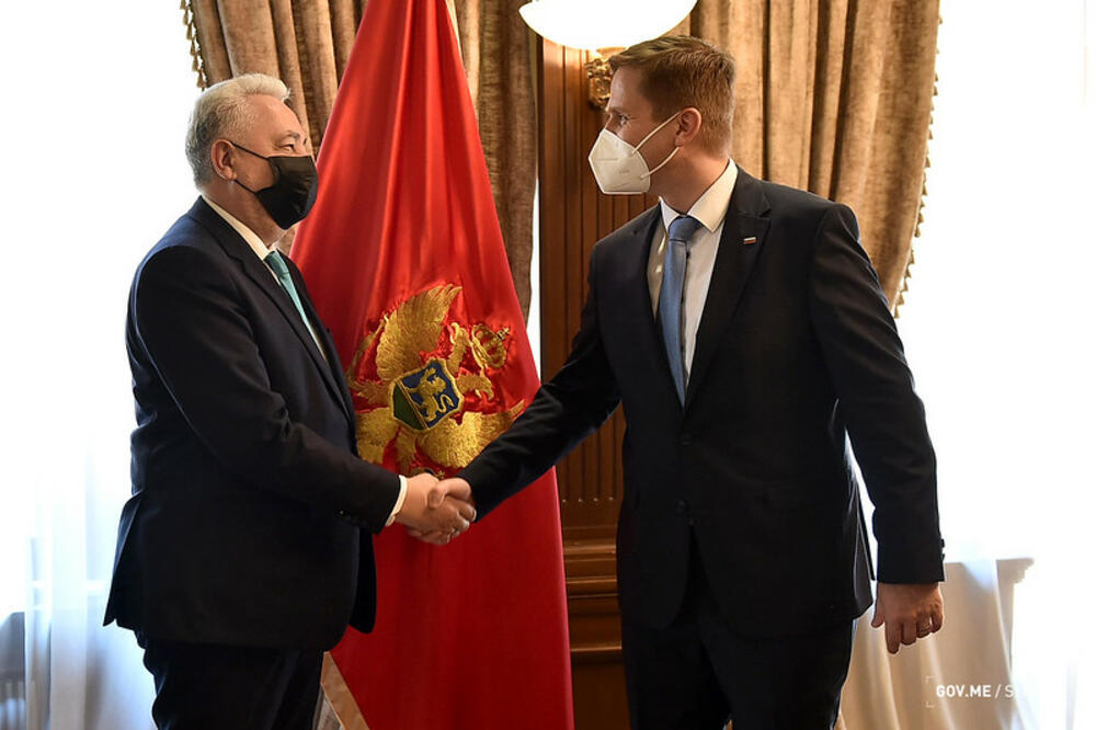 Krivokapić i Zorčič, Foto: Gov.me/Saša Matić