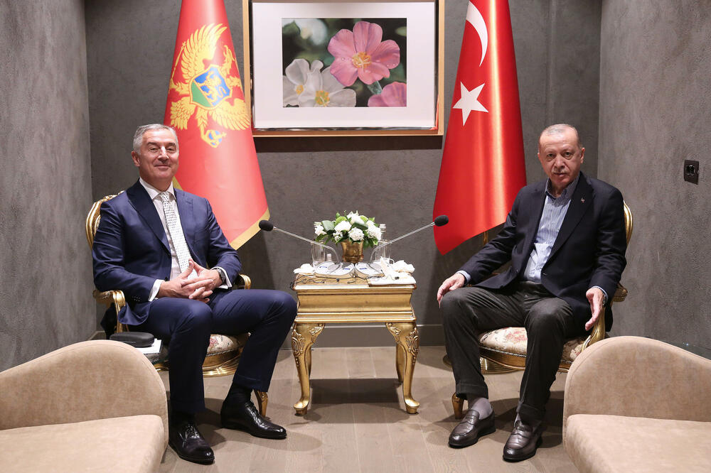 Đukanović i Erdogan, Foto: Kabinet predsjednika Crne Gore