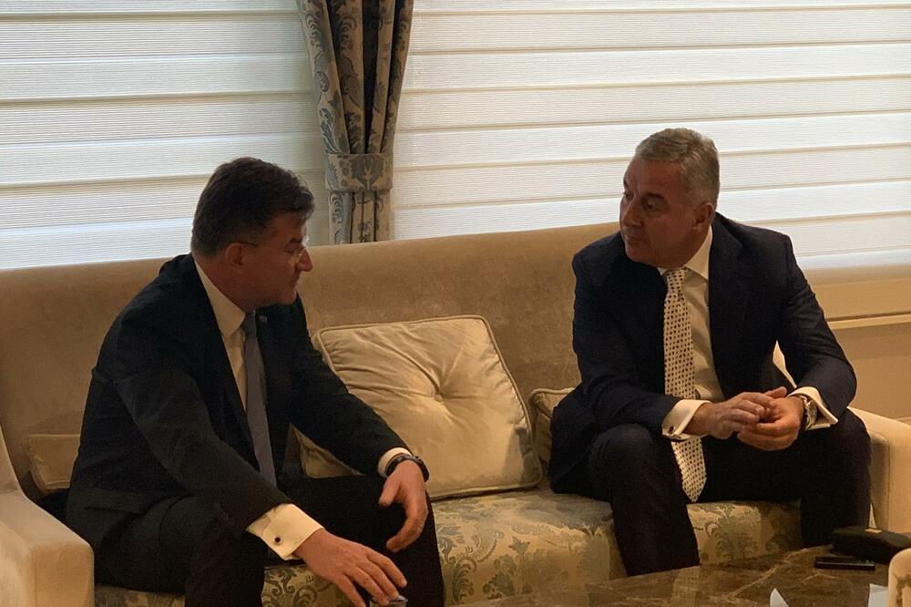 Lajčak i Đukanović, Foto: Kabinet predsjednika Crne Gore