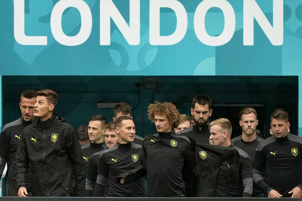 Česi na Vembliju, Foto: AP