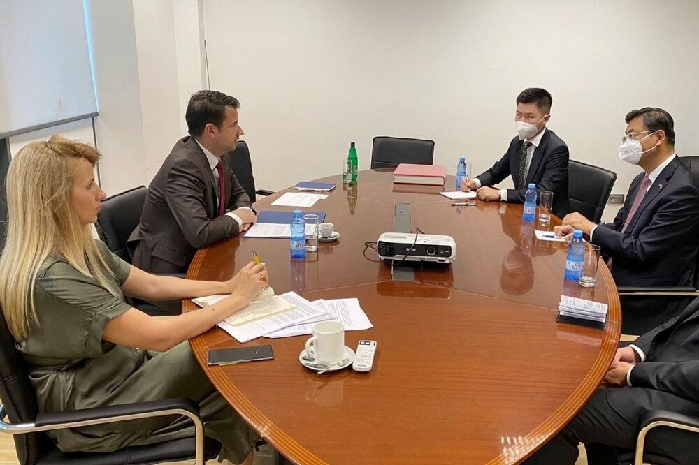 Sa sastanka, Foto: Ambasada Kine u CG