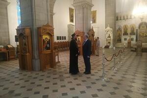 Krivokapić: Vlada će pomoći obnovu hrama Svetog Vasilija Ostroškog...
