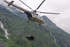 Helikopter bjeloruske vlade prinudno sletio