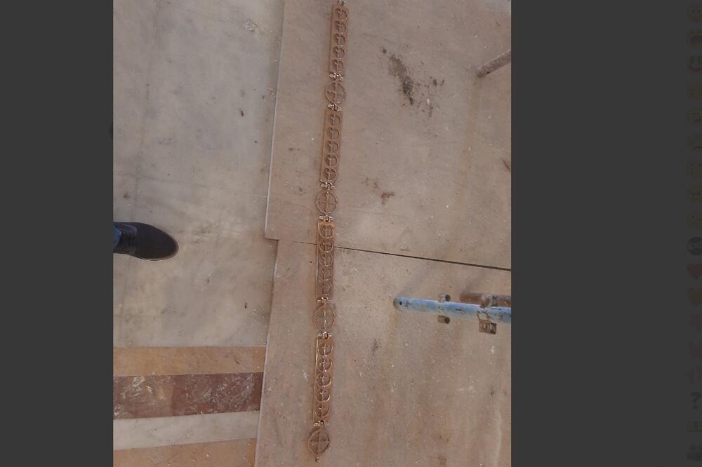 Bronzani element, Foto: Policija Berane