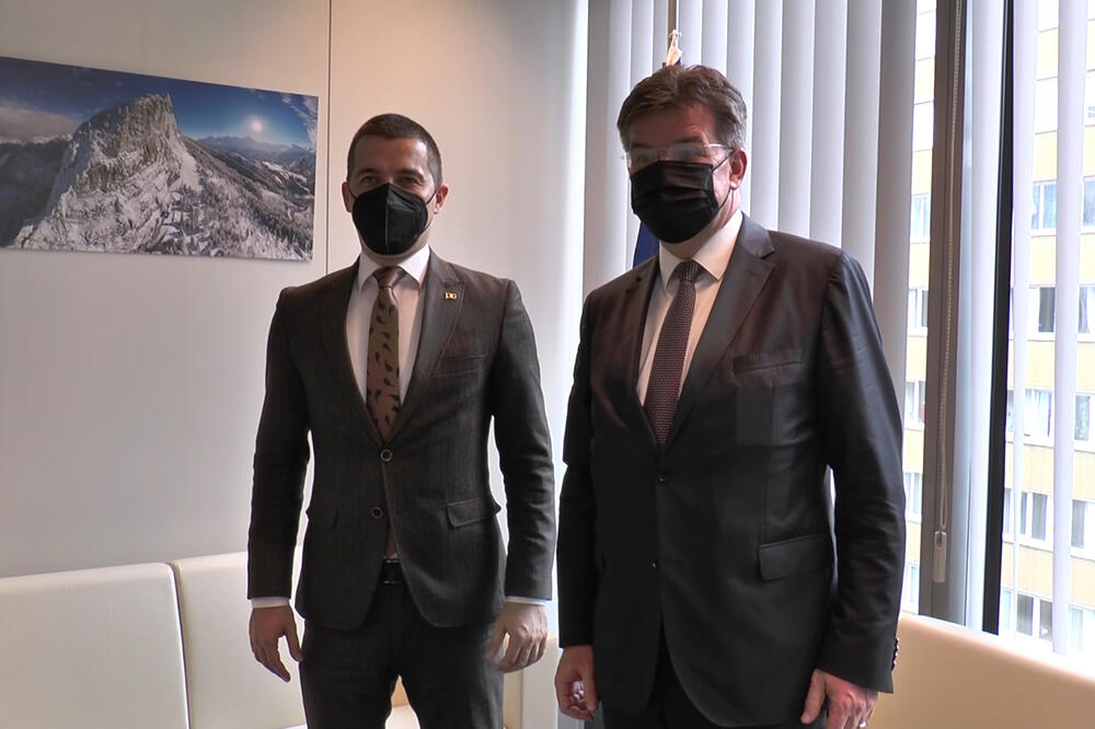 Bečić i Lajčak, Foto: Skupština Crne Gore