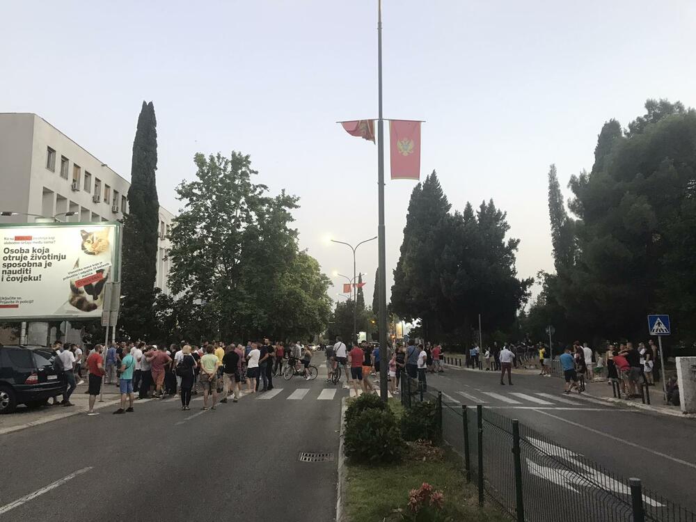 protest ispred Vlade