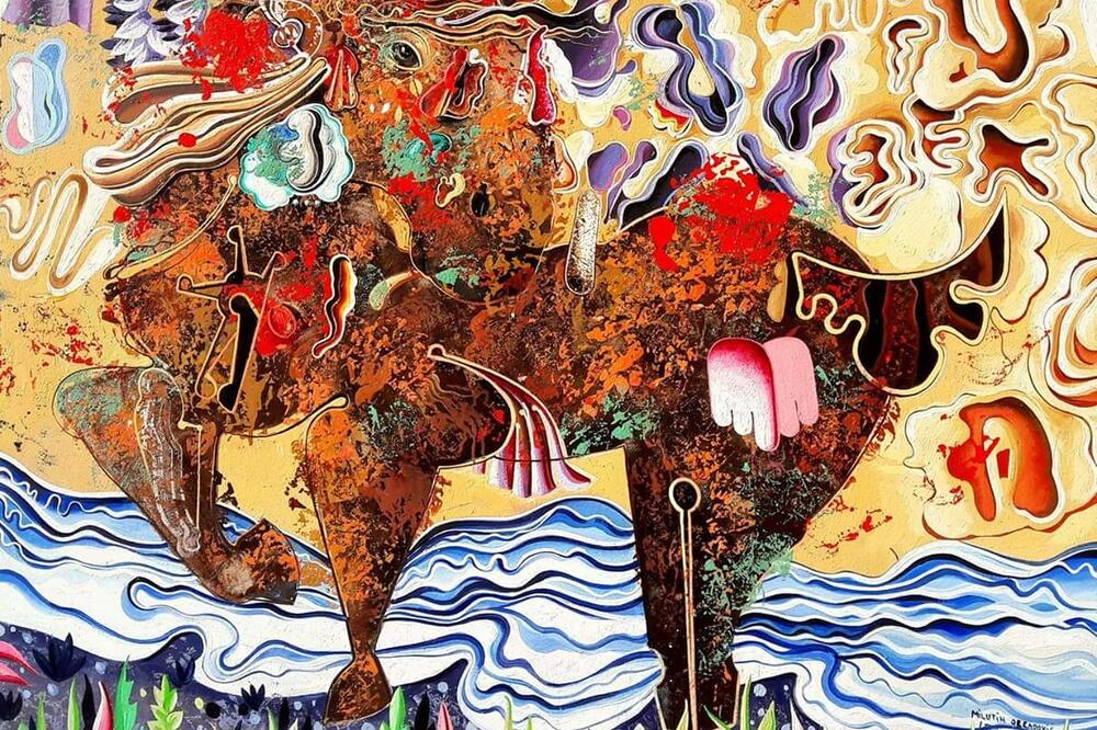 Rad Milutina Obradovića koji je plagiran, Foto: Arhiva Milutin Obradović