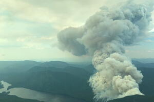 Šumski požar na zapadu Kanade usred toplotnog talasa