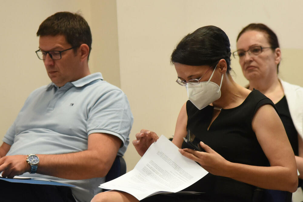 Čelnica MANS-a na javnoj raspravi o Zakonu o SPI, Foto: Luka Zekovic