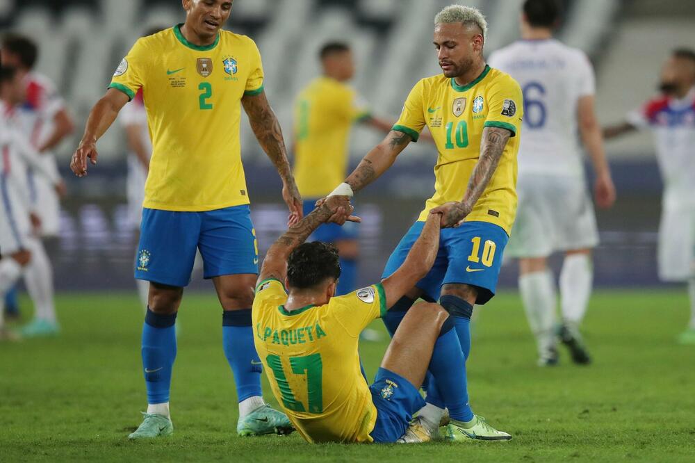 Fudbaleri Brazila, Foto: Reuters