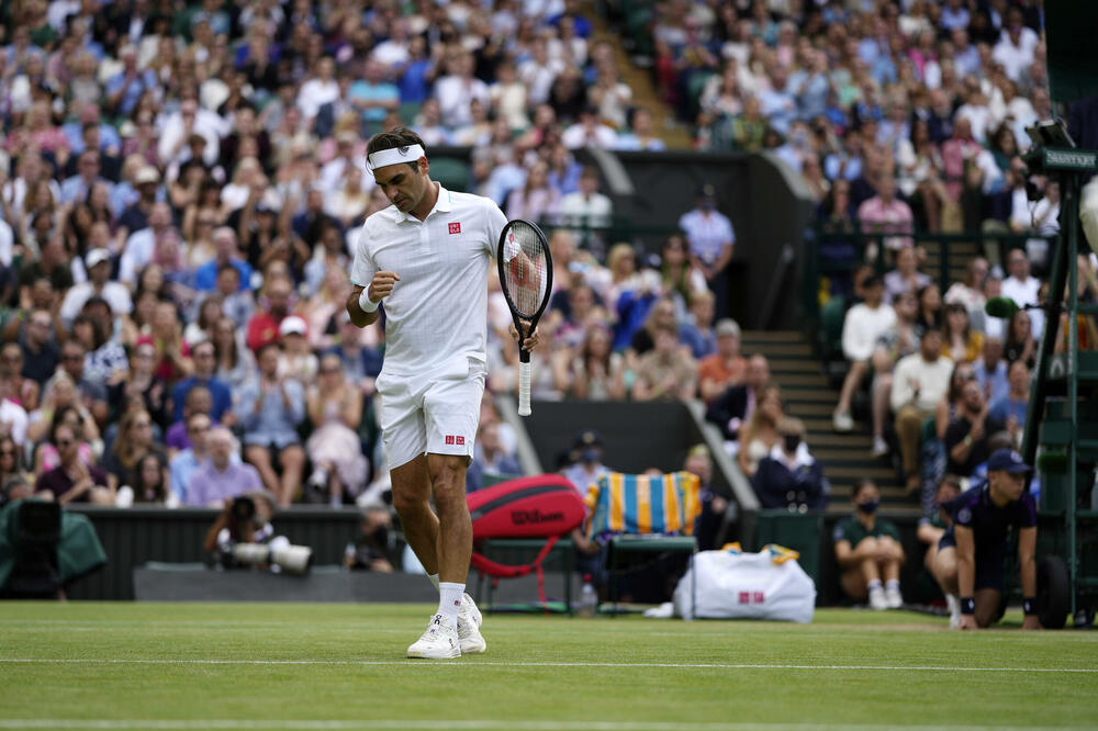Čak 18. put igra u osmini finala Vimbldona i nikada nije izgubio: Rodžer Feder, Foto: Alastair Grant