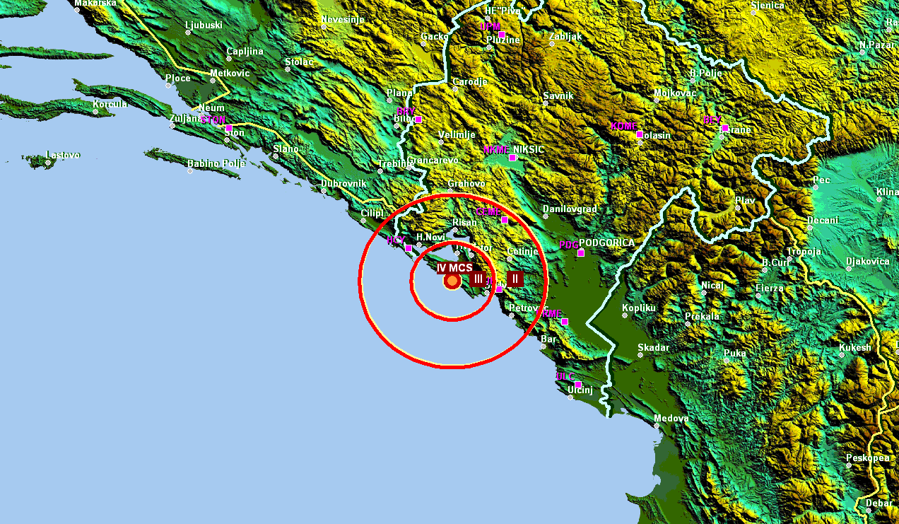 Zemljotres od 2,5 Rihtera u blizini Radanovića