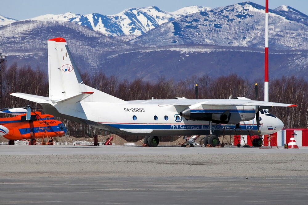 Avion Antonov An-26 u gradu Petropavlovsk-Kamčatski, Foto: Reuters