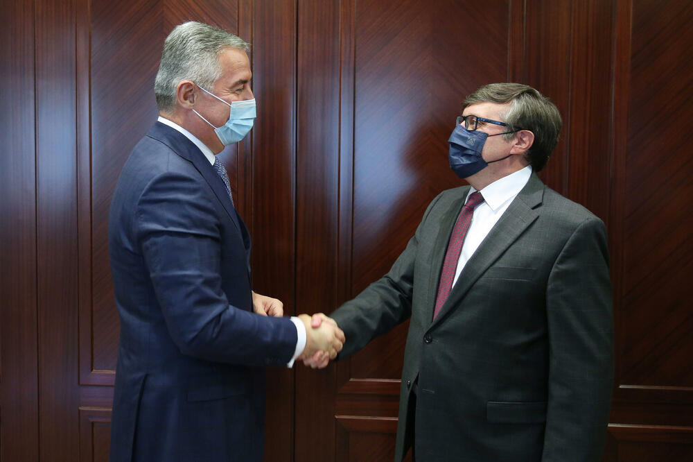 Đukanović i Palmer, Foto: Predsjednik.me