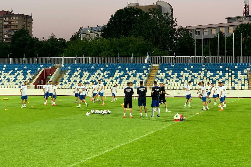 Sa treninga fudbalera Dečića u Prištini, Foto: FK Dečić