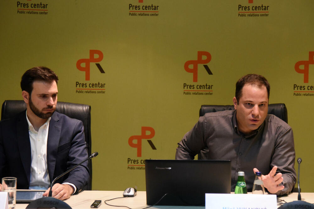Vukanović i Čađenović na predstavljanju istraživanja, Foto: BORIS PEJOVIC