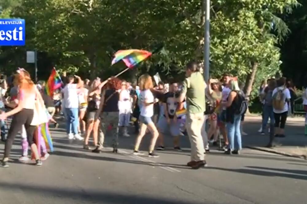 Sa Parade ponosa u Podgorici, Foto: Screenshot/TV Vijesti