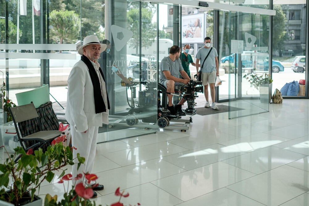 Sa snimanja promo spota za 'Air Montenegro'