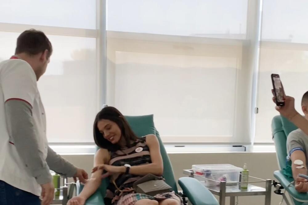 Sa jedne od akcija dobrovoljnog davanja krvi, Foto: Printscreen