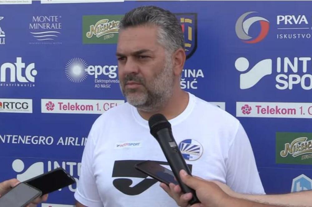 Savović na jučerašnjoj konferenciji, Foto: Printscreen YouTube/FK Sutjeska
