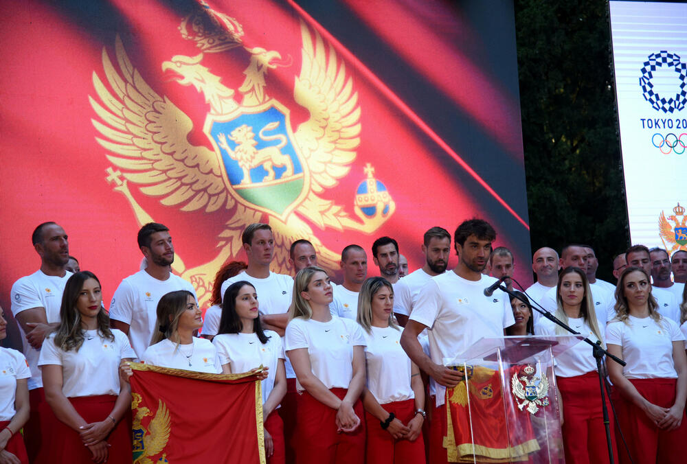 Farewell to the Olympians, Milo Đukanović, Aleksa Bečić, Water polo players of Montenegro, Handball players of Montenegro, Jovanka Radičević, Draško Brguljan, Dušan Simonović