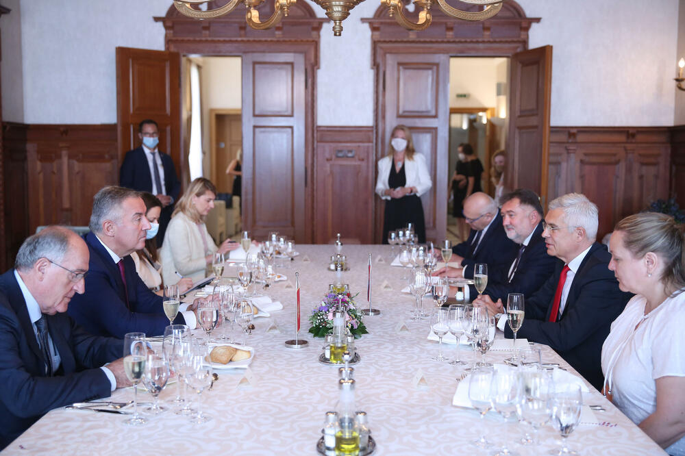 Sa ručka, Foto: Služba za informisanje predsjednika Crne Gore