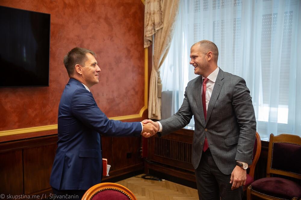 Urban i Vučinić, Foto: Skupština Crne Gore/Igor Šljivančanin