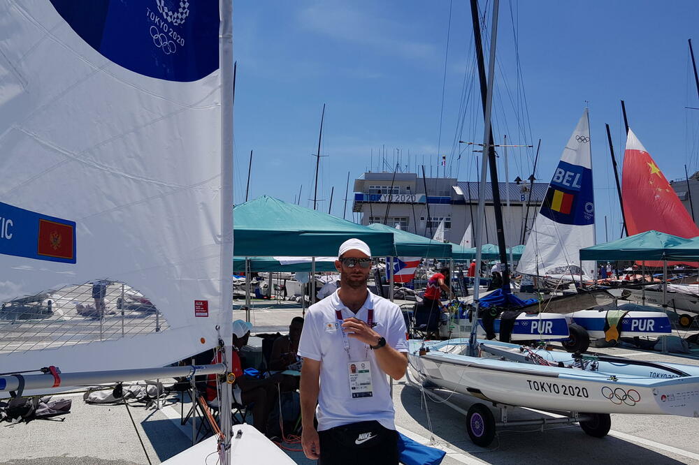 Milivoj Dukić u luci Enošima, Foto: COK