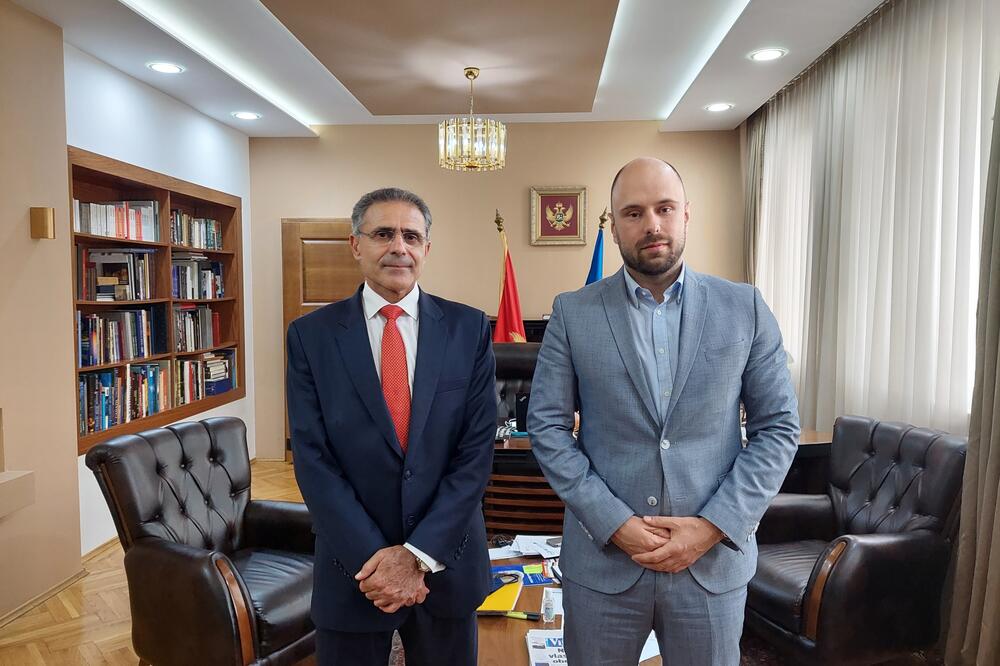 Radulović sa ambasadorom Kipra, Foto: MVP
