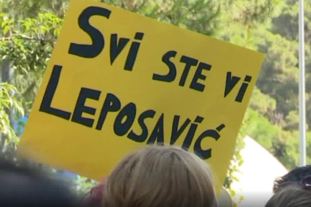 Sa protesta, Foto: TV Vijesti