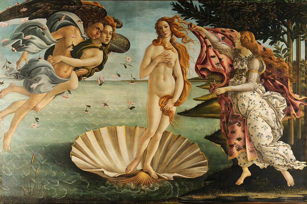 Botičelijeva slika "Rađanje Venere", Foto: Wikipedia