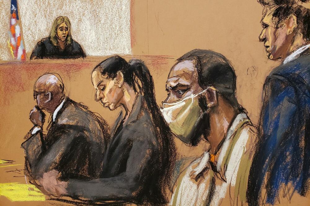 Crtež iz sudnice, Foto: Reuters
