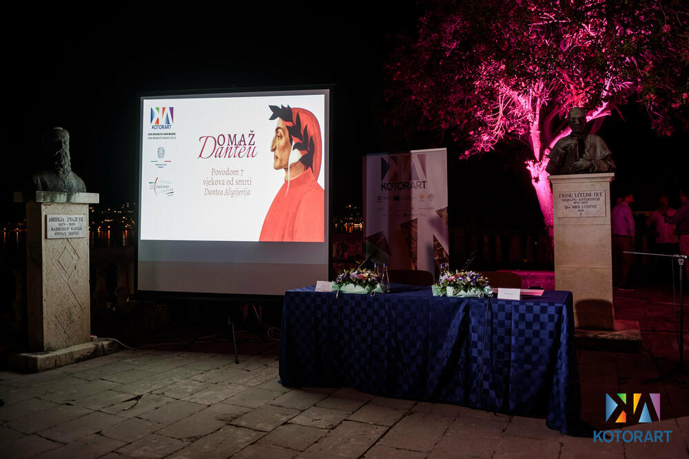 Sa večeri posvećene Danteu, Foto: Krsto Vulović