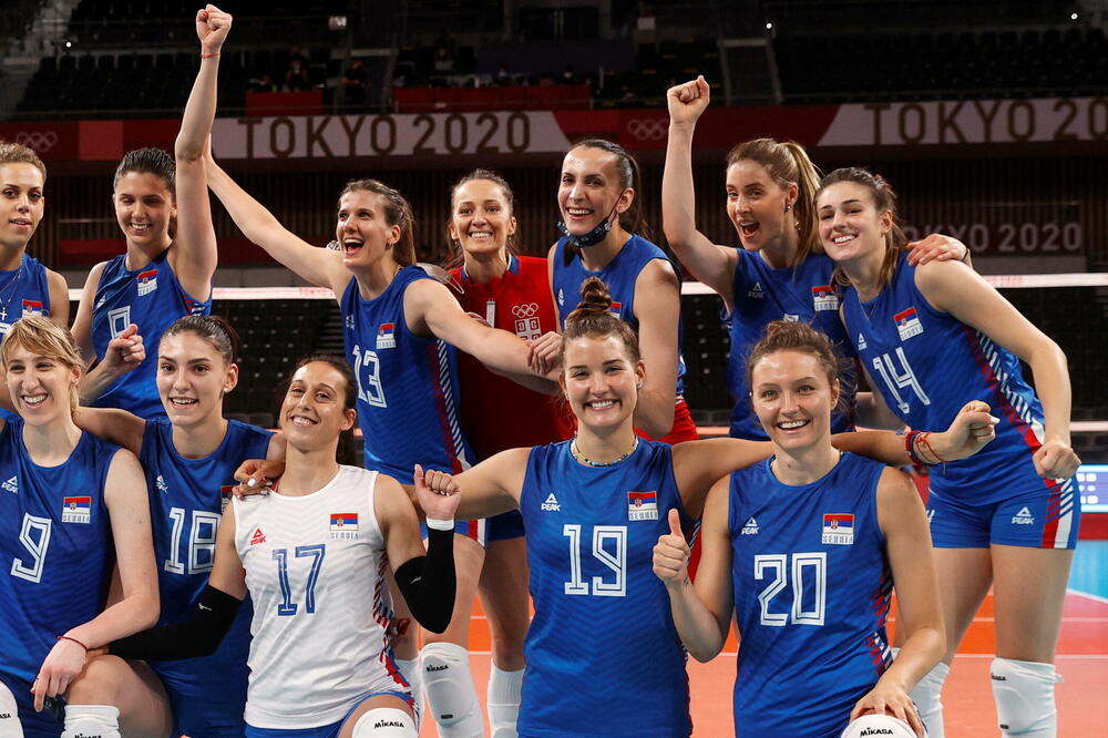 Odbojkašice Srbije, Foto: Reuters