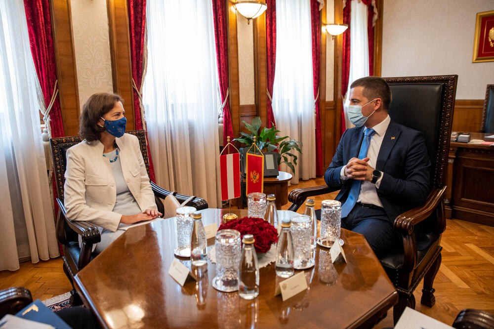 Janković i Bečić, Foto: Skupština Crne Gore