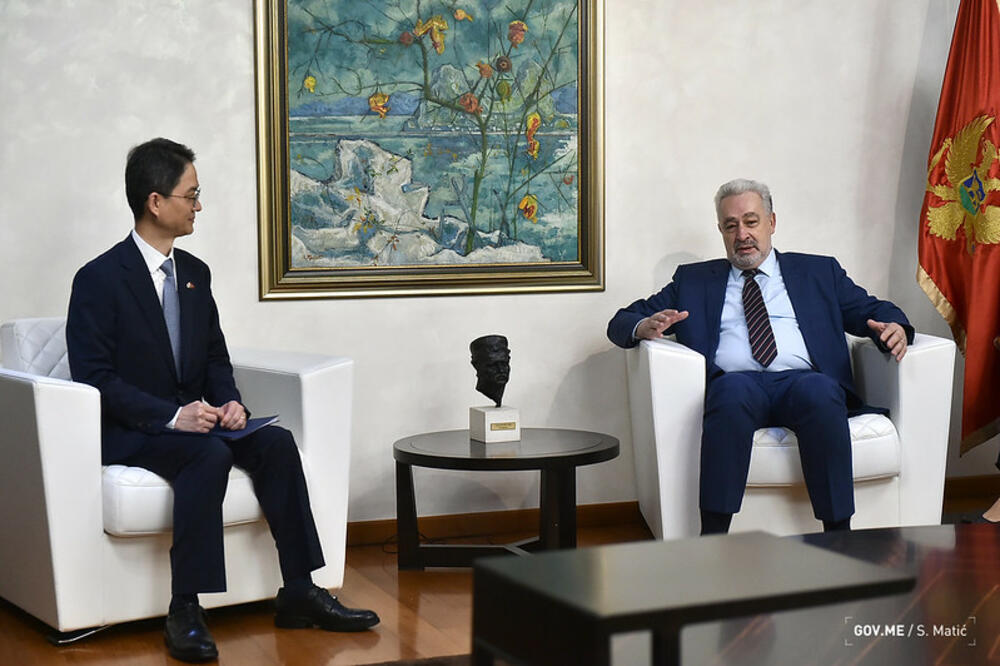 Hjong-ćan Če i Krivokapić, Foto: Gov.me/Saša Matić