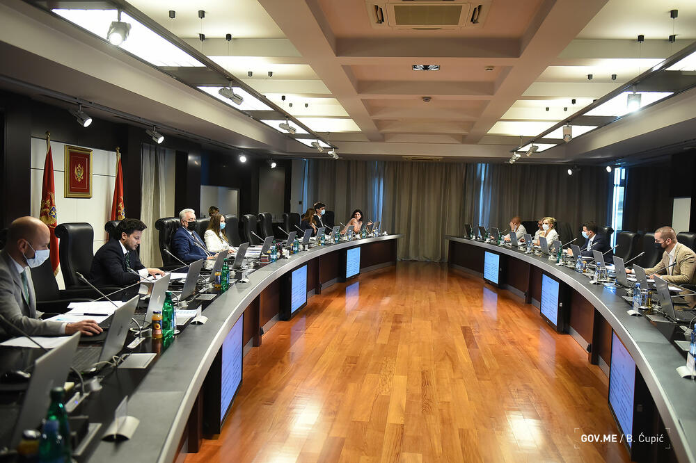 Sa sjednice Vlade, Foto: Bojana Ćupić/Vlada Crne Gore