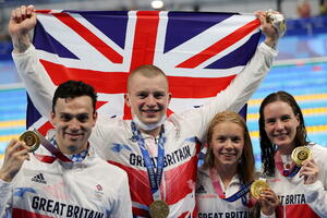 Britancima zlato i svjetski rekord u plivanju