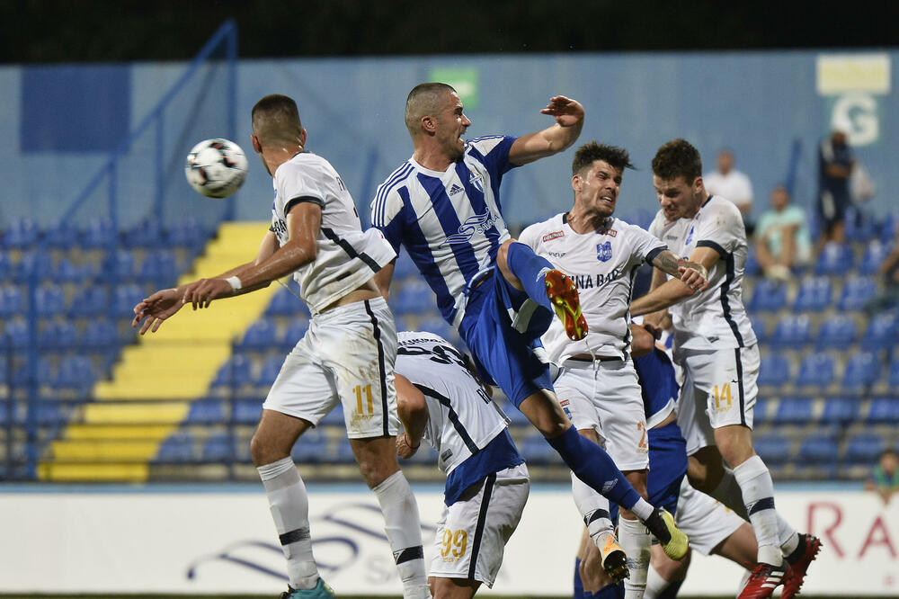 Sa prvog meča Budućnosti i Mornara odigranog ove sezone, Foto: FK Budućnost