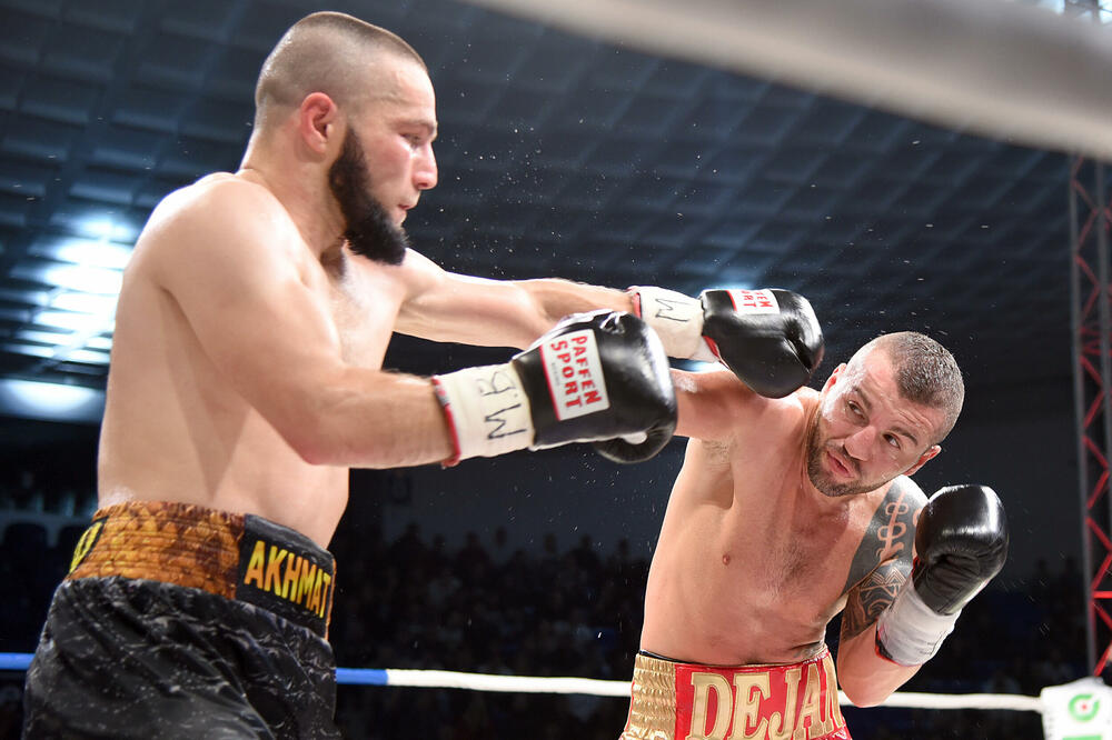 Dejan Zlatičanin na posljednjem mečuprotiv Višana Muzarbekova, Foto: Zoran Đurić