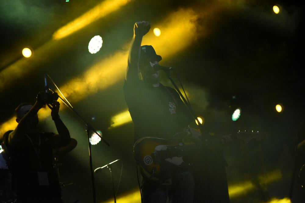 Sa nastupa benda Parampaščad, Foto: Luka Zeković