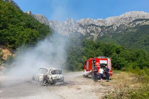 Kolašin: Vatrogasci i zaposleni u Upravi za šume gasili požare na...