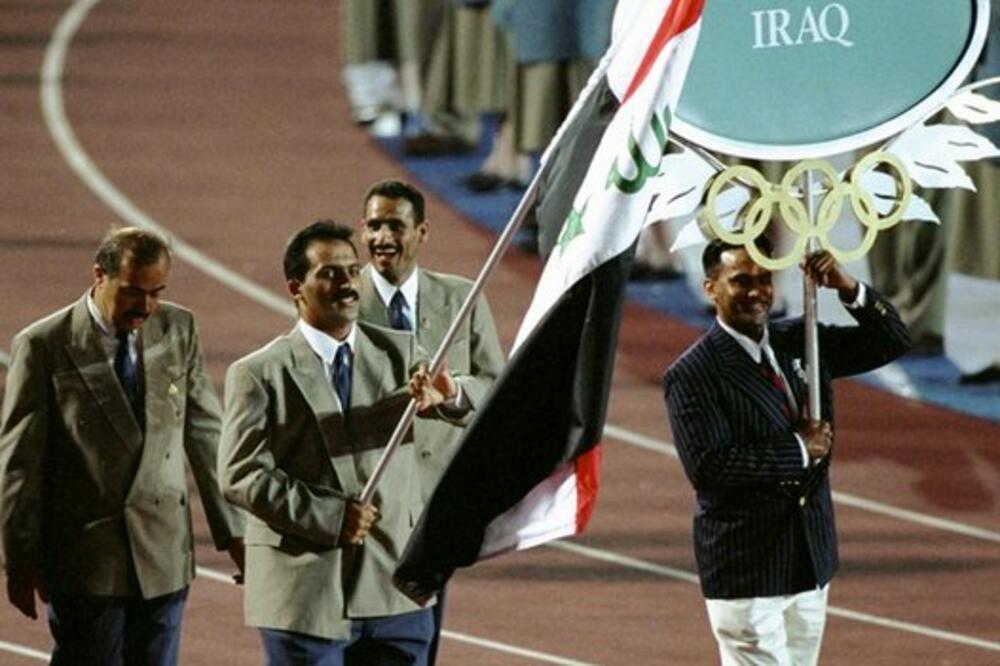 Raedov mozak je radio ubrzano tog dana dok je nosio zastavu svoje zemlje, Foto: Getty Images